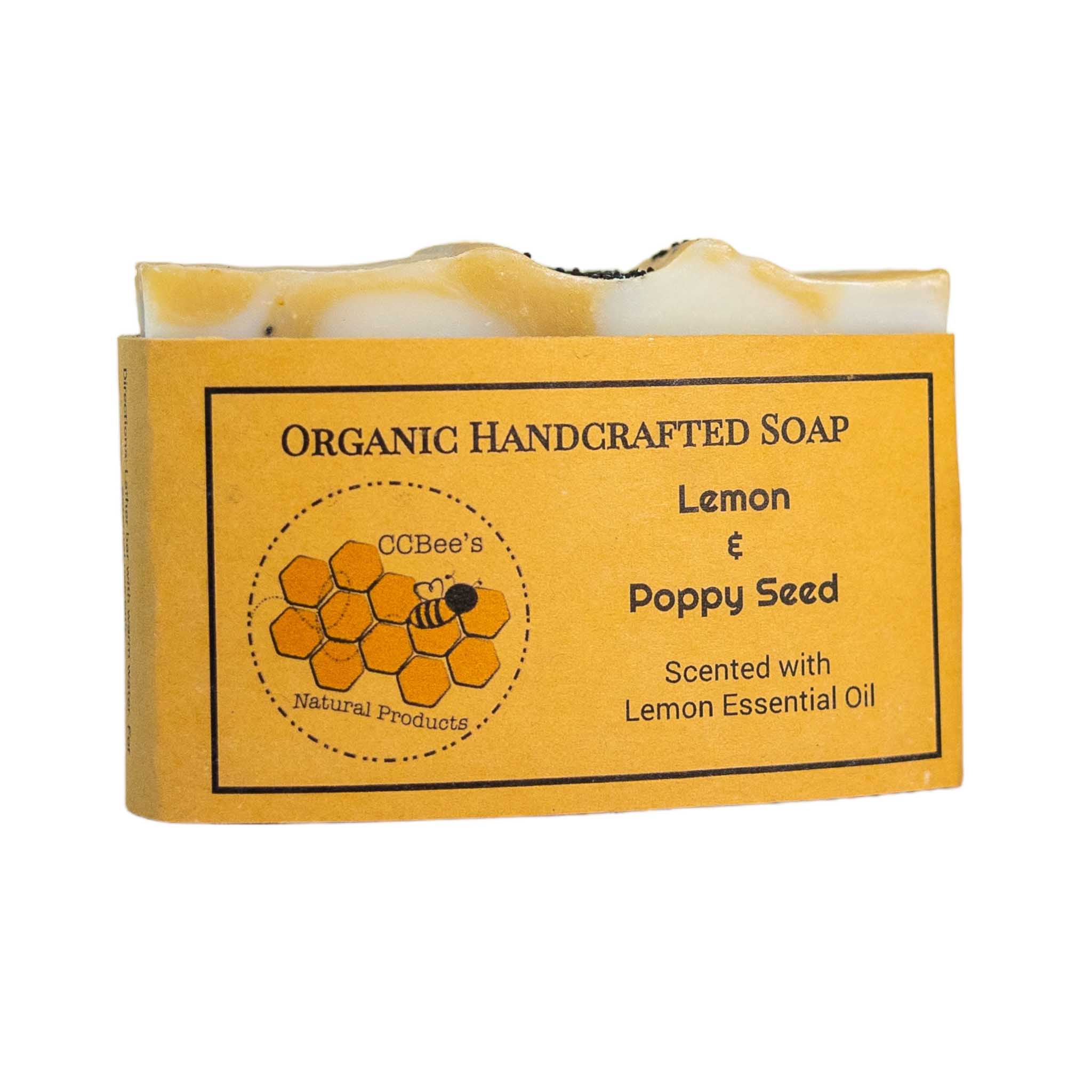 CCBees' Lemon & Poppy Seed Soap