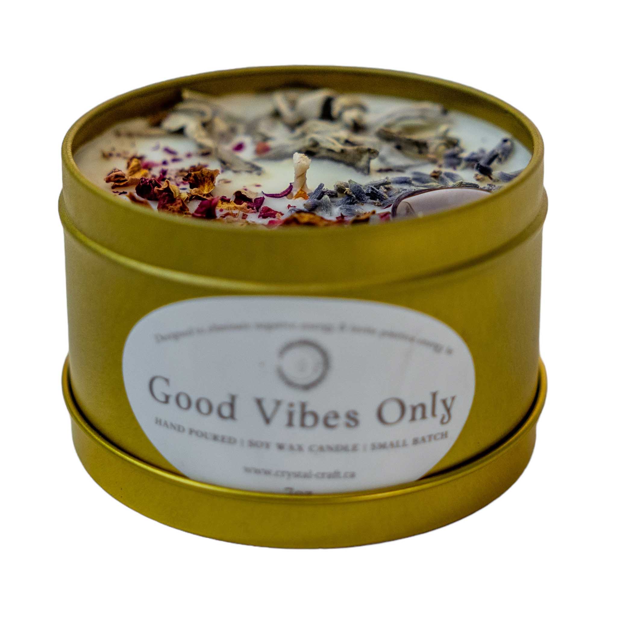 Crystal Craft Good Vibes Candle