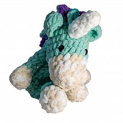 Crochet Animal #6 Teal Unicorn-