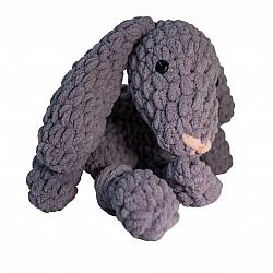 Crochet Animal #4 Grey Bunny-