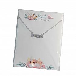 Sweet Three Mom Necklace #2 silver-