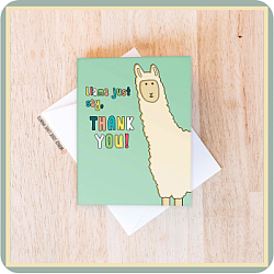 Llama Thanks | Thank You Card-